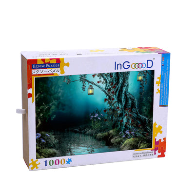 Ingooood Wooden Jigsaw Puzzle 1000 Piece - Seek Tranquility - Ingooood jigsaw puzzle 1000 piece