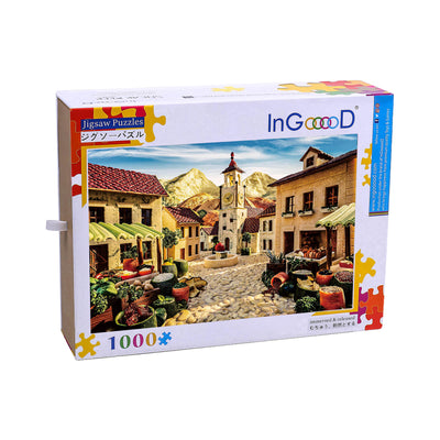 Ingooood Wooden Jigsaw Puzzle 1000 Piece - Dwarf Country - Ingooood jigsaw puzzle 1000 piece