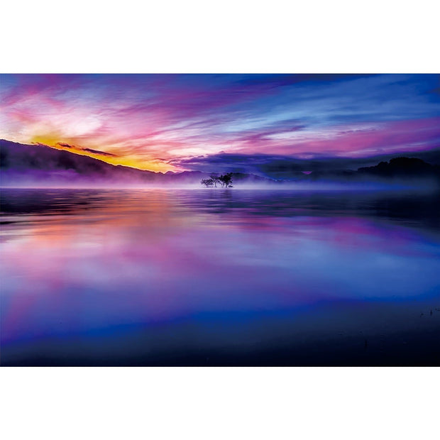 Ingooood Wooden Jigsaw Puzzle 1000 Pieces for Adult- Lake at dusk - Ingooood jigsaw puzzle 1000 piece