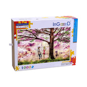 Ingooood Wooden Jigsaw Puzzle 1000 Pieces for Adult- Swing under the tree - Ingooood jigsaw puzzle 1000 piece