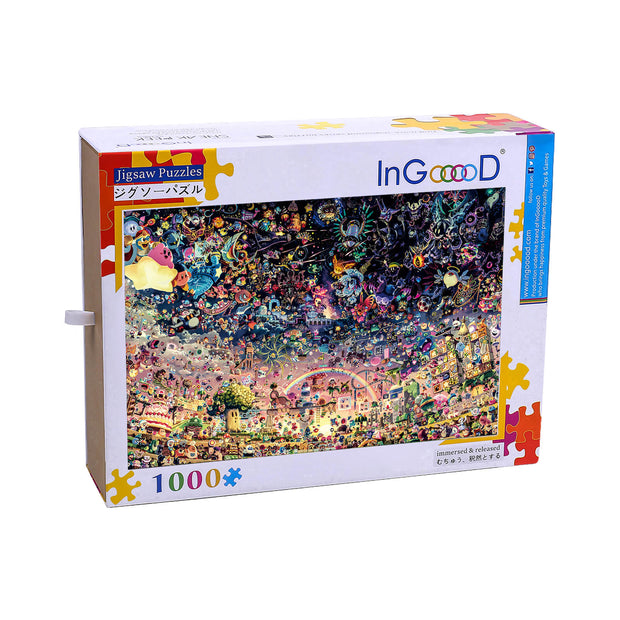 Ingooood Wooden Jigsaw Puzzle 1000 Piece - Game World - Ingooood jigsaw puzzle 1000 piece