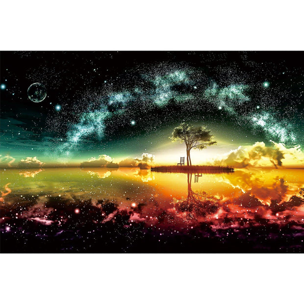 Ingooood Wooden Jigsaw Puzzle 1000 Pieces for Adult-Starry night in summer - Ingooood jigsaw puzzle 1000 piece