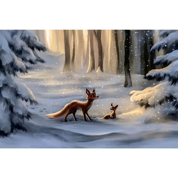 Ingooood Wooden Jigsaw Puzzle 1000 Pieces for Adult-Fox in The Snow - Ingooood jigsaw puzzle 1000 piece