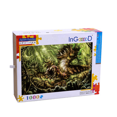 Ingooood Wooden Jigsaw Puzzle 1000 Piece - Monster lair - Ingooood jigsaw puzzle 1000 piece