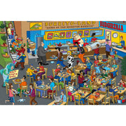 Ingooood Wooden Jigsaw Puzzle 1000 Pieces - Food court - Ingooood jigsaw puzzle 1000 piece