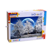 Ingooood Wooden Jigsaw Puzzle 1000 Pieces - Earth's winter - Ingooood jigsaw puzzle 1000 piece