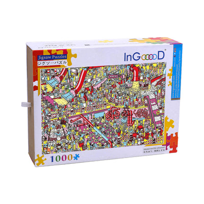 Ingooood Wooden Jigsaw Puzzle 1000 Piece - Gourmet Restaurant - Ingooood jigsaw puzzle 1000 piece
