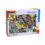 Ingooood Wooden Jigsaw Puzzle 1000 Piece - City of Music - Ingooood jigsaw puzzle 1000 piece