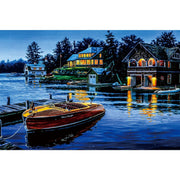 Ingooood Wooden Jigsaw Puzzle 1000 Pieces for Adult-House and boat - Ingooood jigsaw puzzle 1000 piece