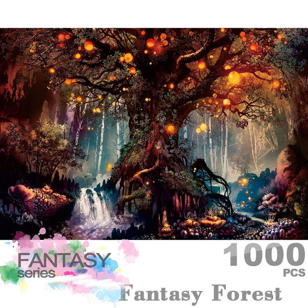 Ingooood- Jigsaw Puzzle 1000 Pieces-Fantasy Series- Fantasy Forest - Ingooood jigsaw puzzle 1000 piece