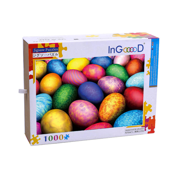 Ingooood Wooden Jigsaw Puzzle 1000 Piece - Easter Egg-3 - Ingooood jigsaw puzzle 1000 piece