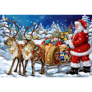 Ingooood Wooden Jigsaw Puzzle 1000 Piece - Christmas Series - Busy Santa - 4 - Ingooood jigsaw puzzle 1000 piece