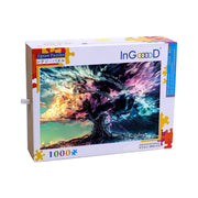 Ingooood Wooden Jigsaw Puzzle 1000 Pieces for Adult- Four Seasons Tree - Ingooood jigsaw puzzle 1000 piece
