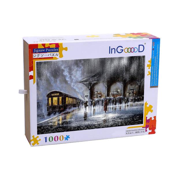 Ingooood Wooden Jigsaw Puzzle 1000 Pieces for Adult-Farewell Station - Ingooood jigsaw puzzle 1000 piece