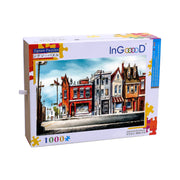 Ingooood Wooden Jigsaw Puzzle 1000 Pieces for Adult- Quiet street - Ingooood jigsaw puzzle 1000 piece