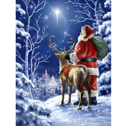 Ingooood Wooden Jigsaw Puzzle 1000 Piece - Christmas Series - Looking up at the stars - Ingooood jigsaw puzzle 1000 piece