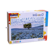 Ingooood Wooden Jigsaw Puzzle 1000 Pieces for Adult-Nemophila - Ingooood jigsaw puzzle 1000 piece