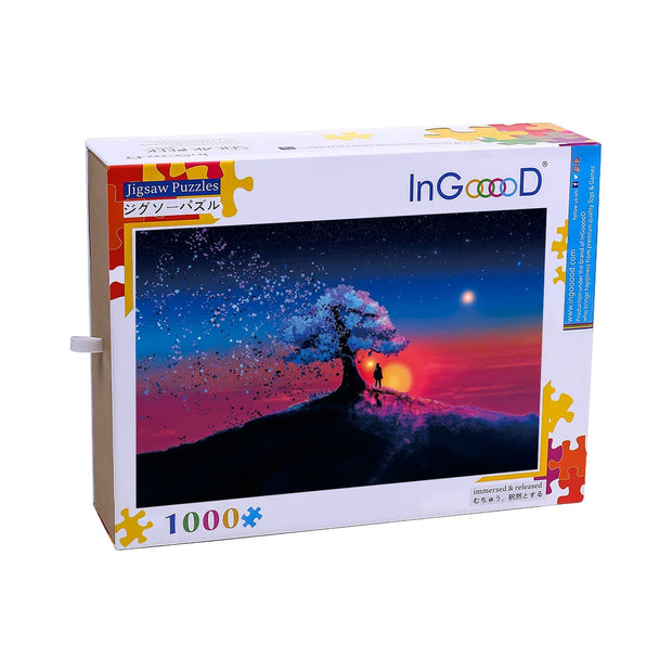 Ingooood Wooden Jigsaw Puzzle 1000 Pieces for Adult- The withering of life - Ingooood jigsaw puzzle 1000 piece