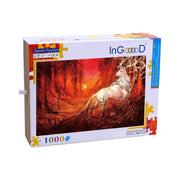 Ingooood Wooden Jigsaw Puzzle 1000 Pieces for Adult-God deer - Ingooood jigsaw puzzle 1000 piece