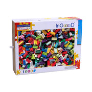 Ingooood Wooden Jigsaw Puzzle 1000 Piece - Lego blocks - Ingooood jigsaw puzzle 1000 piece