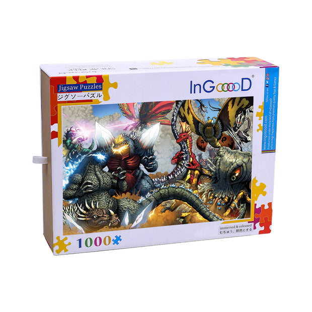 Ingooood Wooden Jigsaw Puzzle 1000 Pieces - The rules of the earth - Ingooood jigsaw puzzle 1000 piece