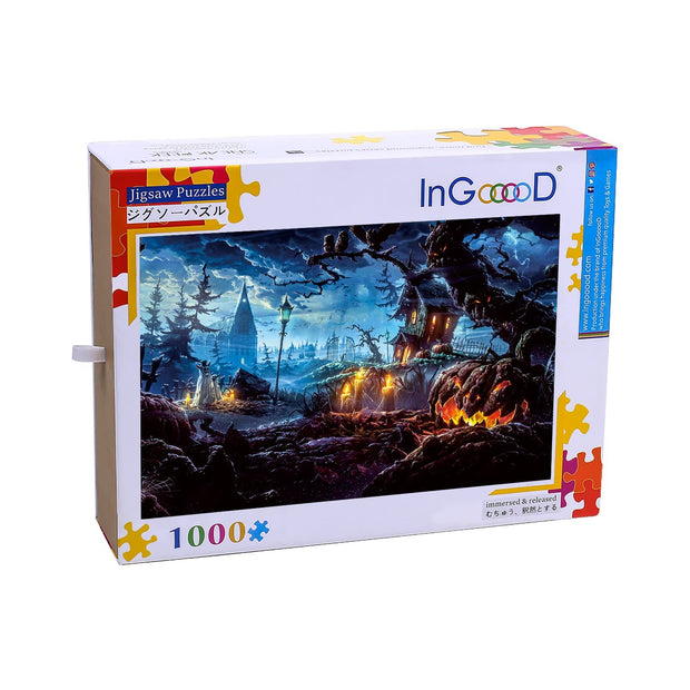 Ingooood Wooden Jigsaw Puzzle 1000 Pieces for Adult-Weird scenes - Ingooood jigsaw puzzle 1000 piece