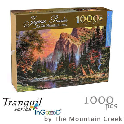 Ingooood- Jigsaw Puzzles 1000 Pieces for Adult- Tranquil Series- by The Mountain Creek - Ingooood jigsaw puzzle 1000 piece