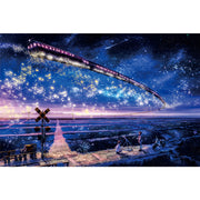 Ingooood Wooden Jigsaw Puzzle 1000 Piece - Dream express train - Ingooood jigsaw puzzle 1000 piece