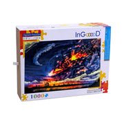 Ingooood Wooden Jigsaw Puzzle 1000 Pieces - Meteorite falling - Ingooood jigsaw puzzle 1000 piece