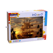 Ingooood Wooden Jigsaw Puzzle 1000 Pieces - Voyage - Ingooood jigsaw puzzle 1000 piece