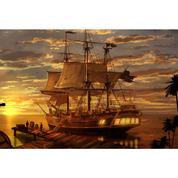 Ingooood Wooden Jigsaw Puzzle 1000 Pieces - Voyage - Ingooood jigsaw puzzle 1000 piece