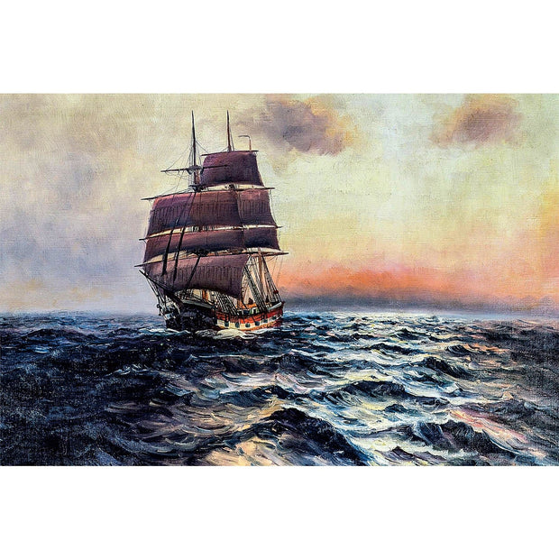 Ingooood Wooden Jigsaw Puzzle 1000 Pieces for Adult-Wooden Sailing Boat - Ingooood jigsaw puzzle 1000 piece