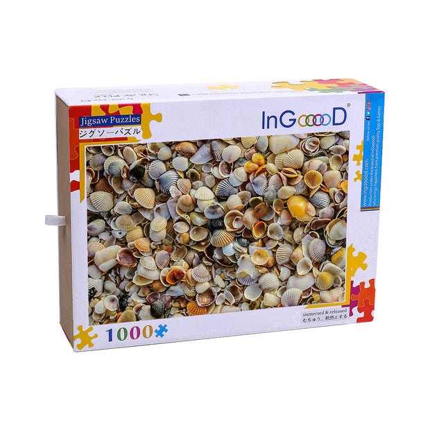 Ingooood Wooden Jigsaw Puzzle 1000 Piece - Shell Collection - Ingooood jigsaw puzzle 1000 piece