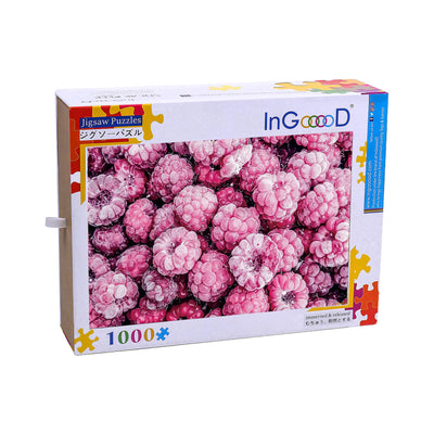 Ingooood Wooden Jigsaw Puzzle 1000 Piece - Raspberry - Ingooood jigsaw puzzle 1000 piece