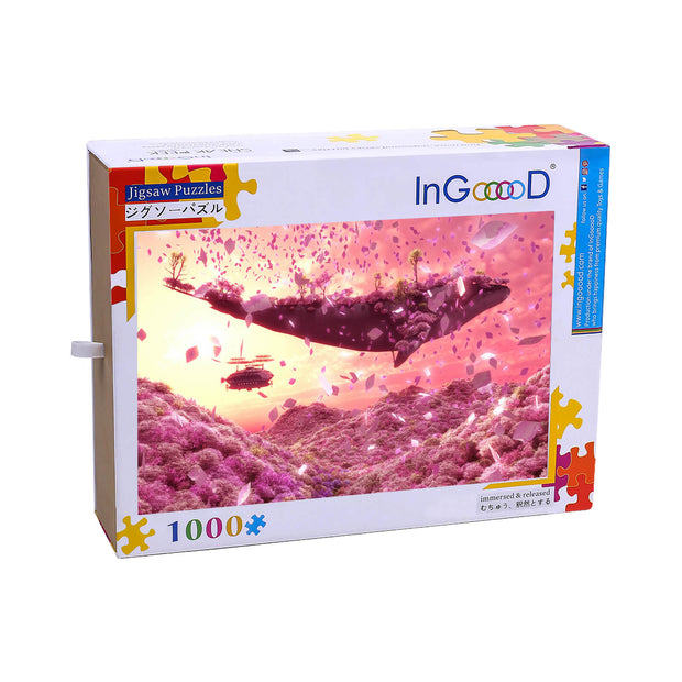 Ingooood Wooden Jigsaw Puzzle 1000 Piece for Adult-Dream Whale - Ingooood jigsaw puzzle 1000 piece