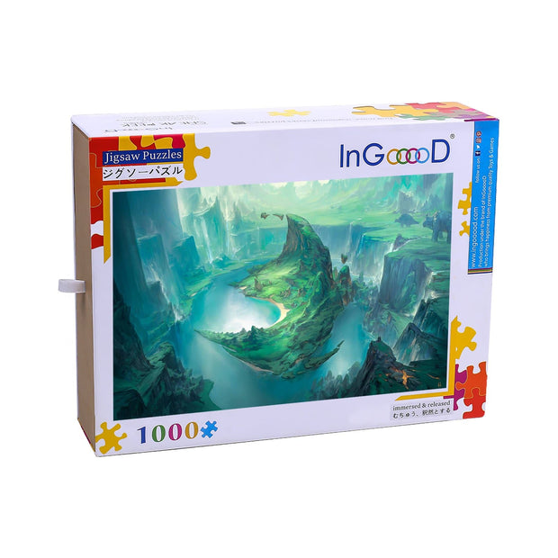 Ingooood Wooden Jigsaw Puzzle 1000 Pieces for Adult-TFloating island - Ingooood jigsaw puzzle 1000 piece