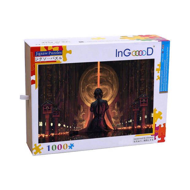 Ingooood Wooden Jigsaw Puzzle 1000 Pieces - Magician - Ingooood jigsaw puzzle 1000 piece