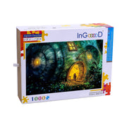 Ingooood Wooden Jigsaw Puzzle 1000 Pieces for Adult- Lonely girl - Ingooood jigsaw puzzle 1000 piece