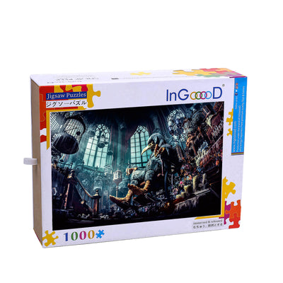 Ingooood Wooden Jigsaw Puzzle 1000 Piece - World in a Cage - Ingooood jigsaw puzzle 1000 piece