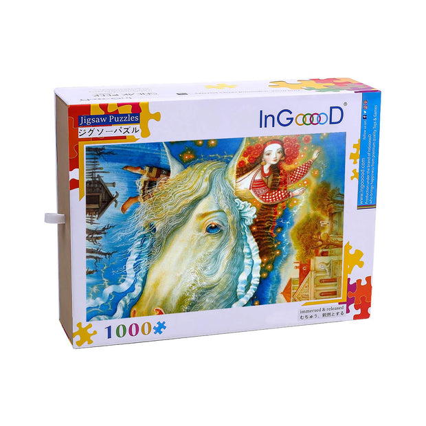 Ingooood Wooden Jigsaw Puzzle 1000 Piece for Adult-Whimsy - Ingooood jigsaw puzzle 1000 piece