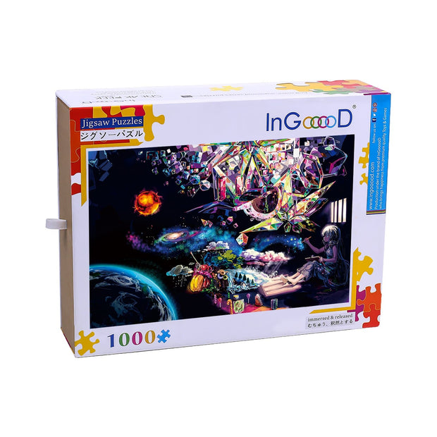 Ingooood Wooden Jigsaw Puzzle 1000 Pieces for Adult- Whimsy - Ingooood jigsaw puzzle 1000 piece