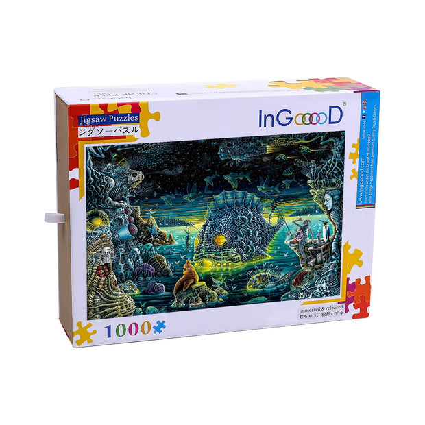 Ingooood Wooden Jigsaw Puzzle 1000 Pieces for Adult-Offshore machinery - Ingooood jigsaw puzzle 1000 piece