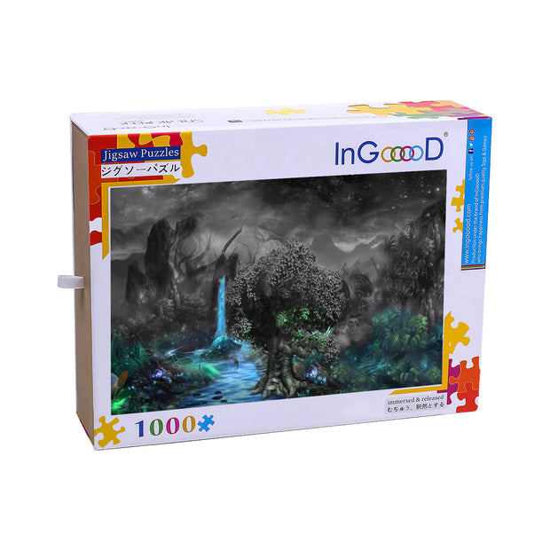 Ingooood Wooden Jigsaw Puzzle 1000 Pieces - Vitality in the desolation - Ingooood jigsaw puzzle 1000 piece