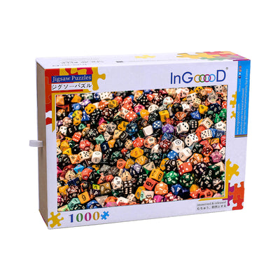 Ingooood Wooden Jigsaw Puzzle 1000 Piece - Dice Collection - Ingooood jigsaw puzzle 1000 piece