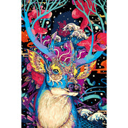 Ingooood Wooden Jigsaw Puzzle 1000 Pieces -  Colorful Deer Fish - Ingooood jigsaw puzzle 1000 piece