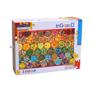 Ingooood Wooden Jigsaw Puzzle 1000 Piece - Candy Cookie - Ingooood jigsaw puzzle 1000 piece