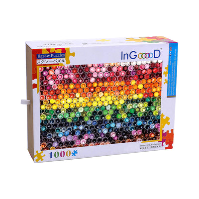 Ingooood Wooden Jigsaw Puzzle 1000 Pieces - oil pen - Ingooood jigsaw puzzle 1000 piece