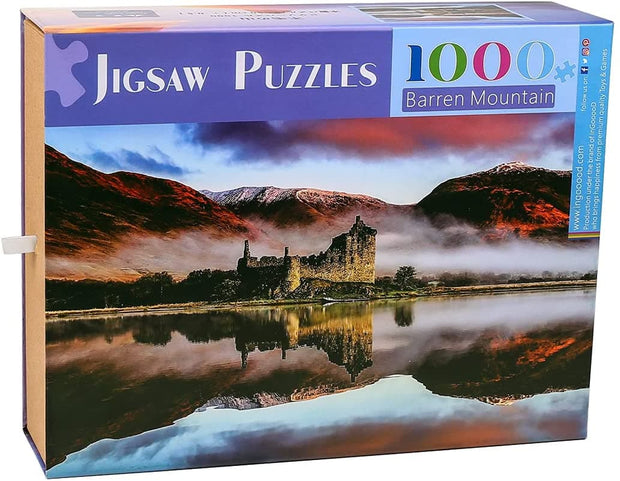 Ingooood- Jigsaw Puzzles 1000 Pieces for Adult- Tranquil Series- Barren Mountain - Ingooood jigsaw puzzle 1000 piece