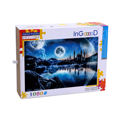 Ingooood Wooden Jigsaw Puzzle 1000 Piece - Luna - Ingooood jigsaw puzzle 1000 piece