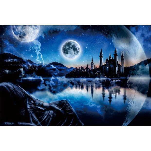 Ingooood Wooden Jigsaw Puzzle 1000 Piece - Luna - Ingooood jigsaw puzzle 1000 piece